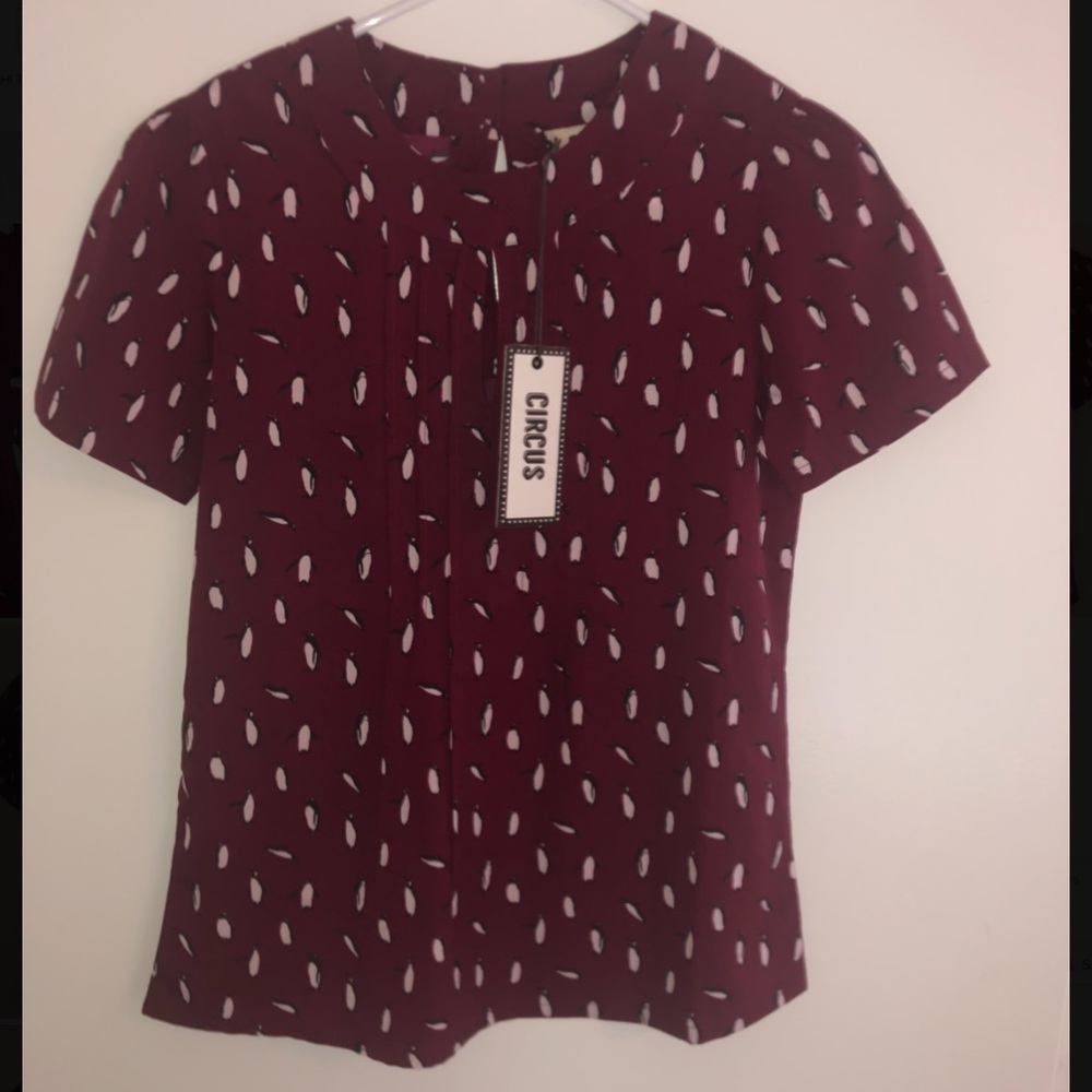 Circus by Sam Edelman Penguin Printed Top